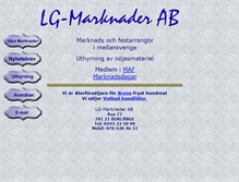 Tablet Screenshot of lg-marknader.se